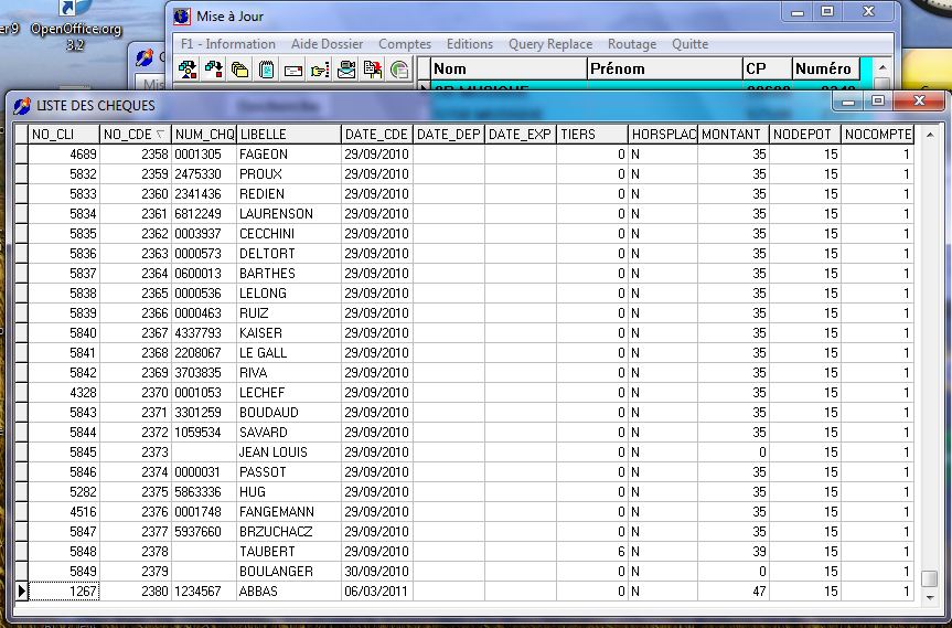 WGESTA | LE JOURNAL DES CHEQUES