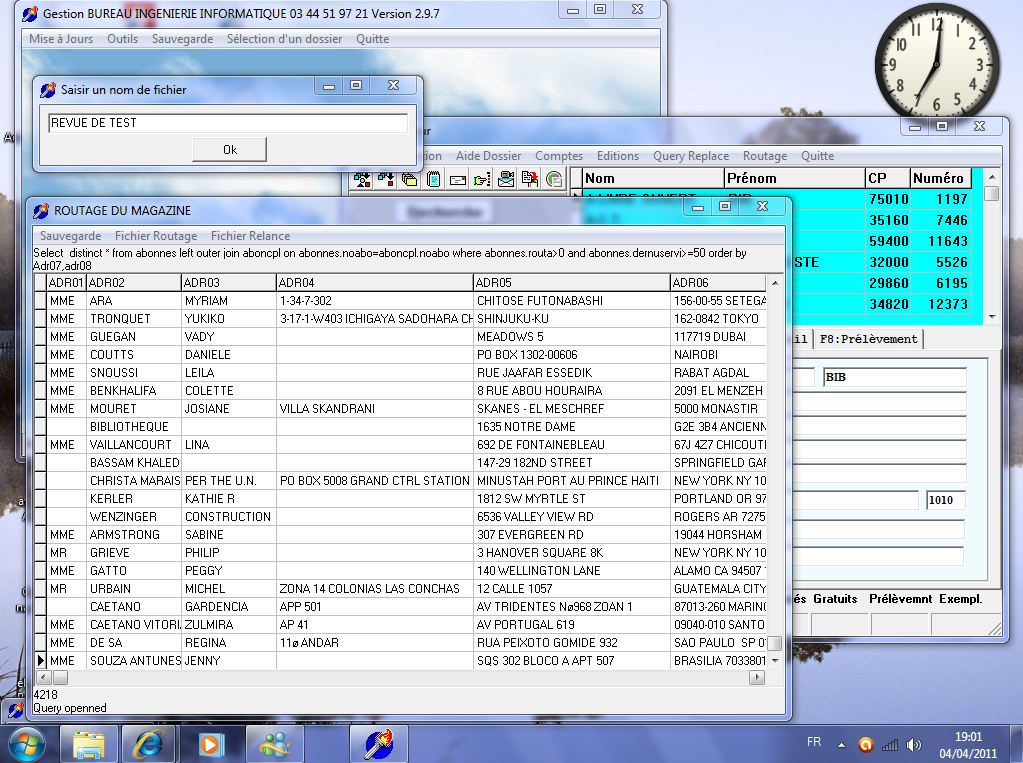 WGESTA | PREPARATION AU ROUTAGE PRESSE, PRESSE URGENTE