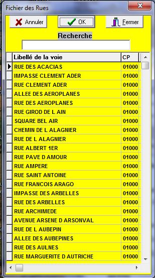 WGESTA | LE LIBELLE DES RUES